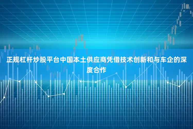 正规杠杆炒股平台中国本土供应商凭借技术创新和与车企的深度合作